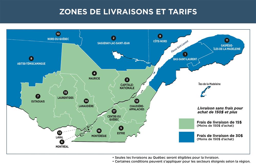 carte livraison